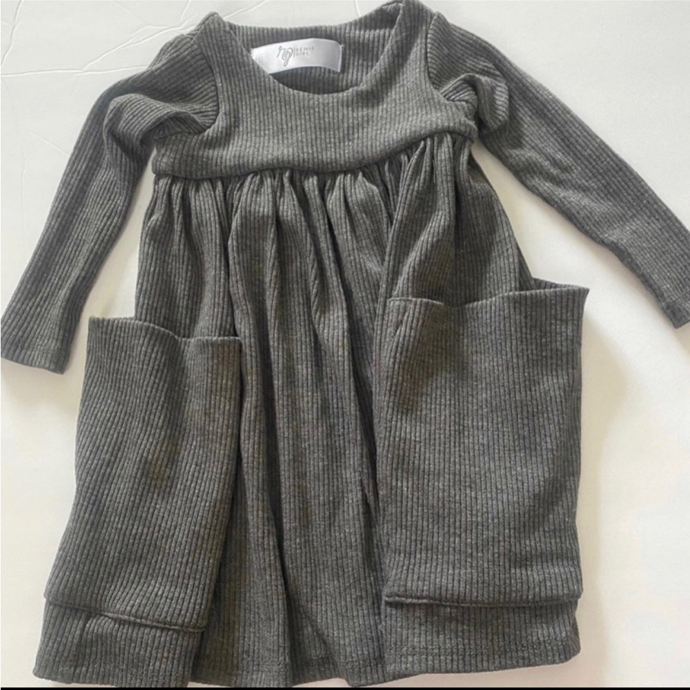 Remie girl grey dress